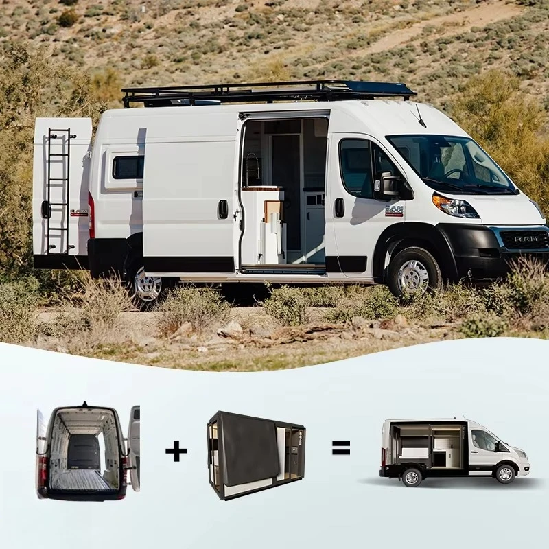Adventure Van Conversion Module With Solar Panel Mount   Durable Aluminum Frame