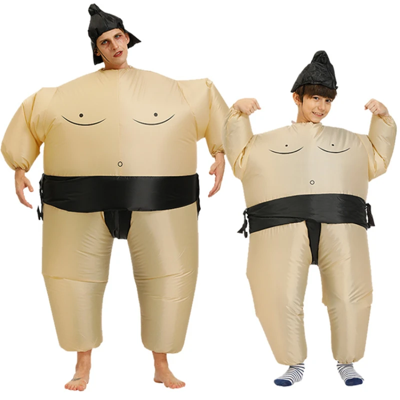 Halloween Cosplay Costumes Sumo Fighter Inflatable Christmas Wrestling Party Role Play Dress Up for Kids and Adult