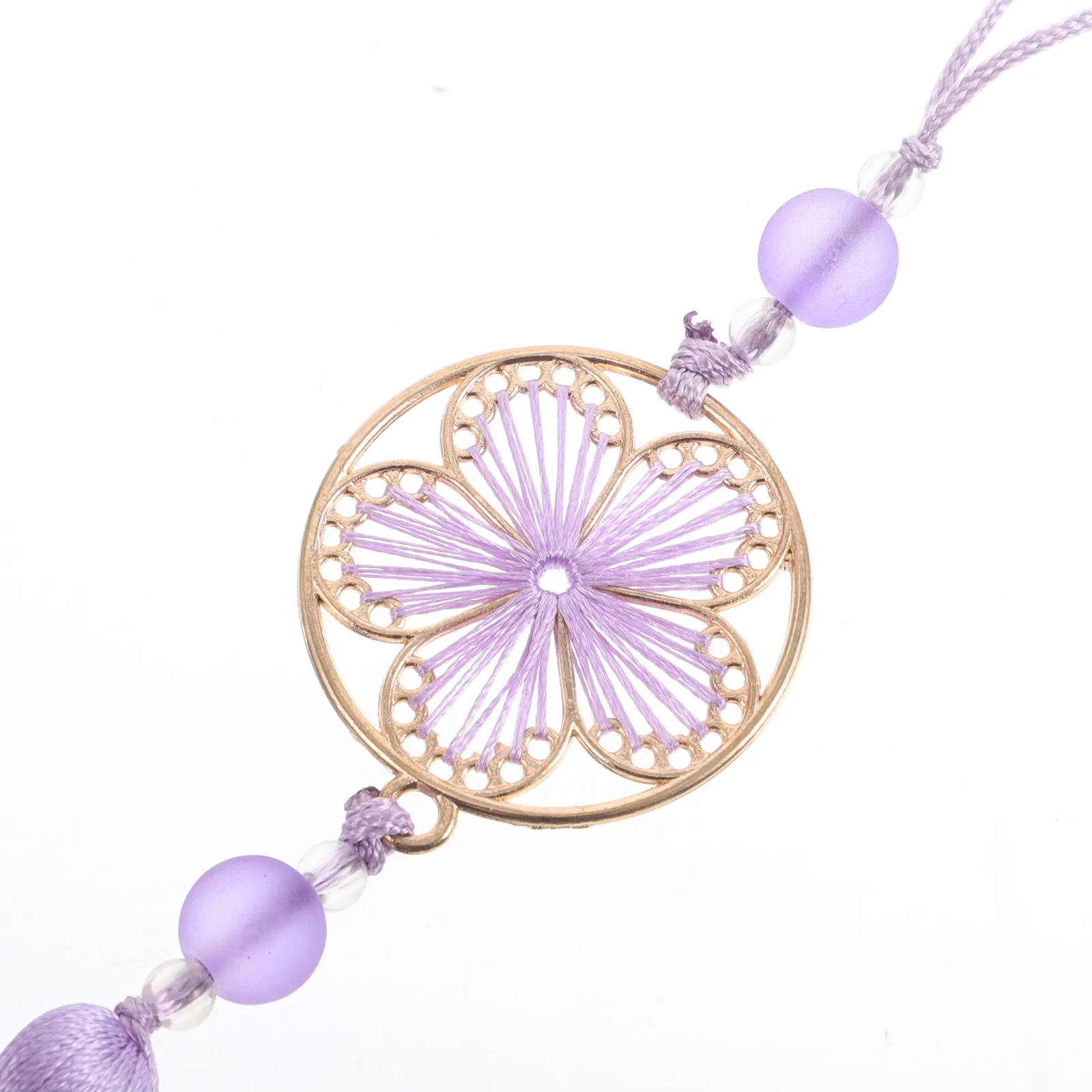 Flute Tassel Pendant Vintage Style Chinese Instrument Decoration for Bamboo Flute Panpipes Handmade Exquisite Craftsmanship