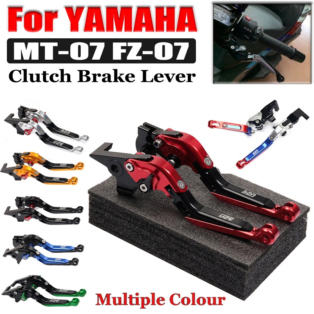 

Handle Brake Lever For YAMAHA MT-07 MT07 MT 07 2014 - 2021 2020 Motorcycle Accessories Extendable Adjustable Brake Clutch Lever