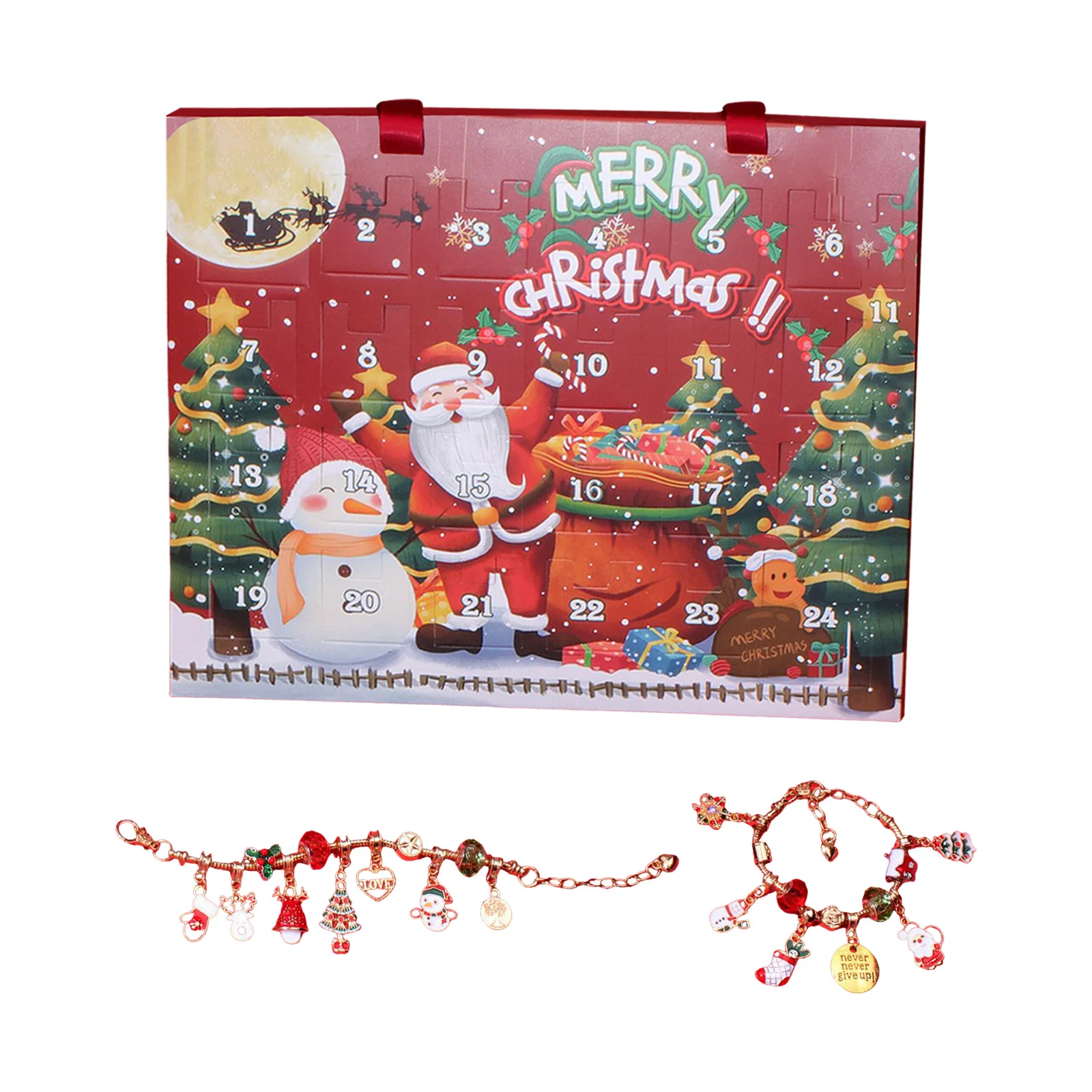 

Игры для малышей 3-6 месяцев, красный рождественский браслет для пожилых людей, сделай сам, 24-секционная головоломка, коробка для игрушек, набор для семейных друзей, одноклассных помещений