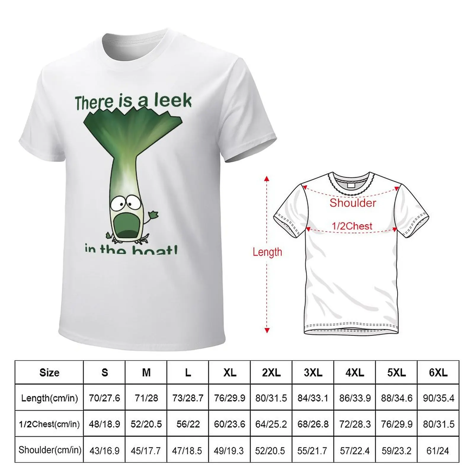 Cute leek T-Shirt customizeds oversizeds mens plain t shirts