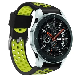 Pulseira original para samsung gear s3 frontier/clássico galaxy watch 3 45mm 22mm pulseira de silicone para samsung galaxy watch 46mm cinta