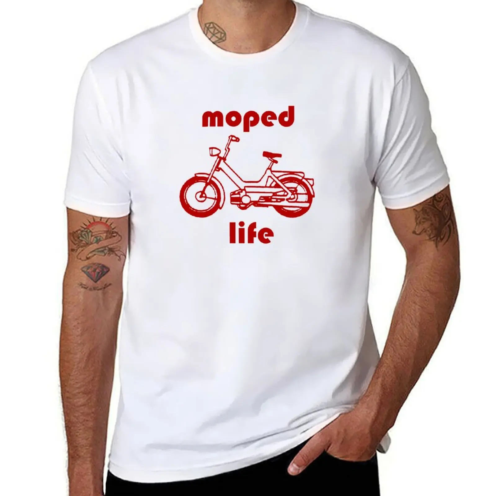 

MOPED LIFE - Puch Maxi T-Shirt man t shirts cotton man t shirts high quality luxury brand T-Shirt