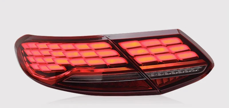 Taillight Assembly Fit for Mercedes Benz C-Class Coupe 2016 - 2023 Modified LED Dragon Scale Running Light Flow Direction Light