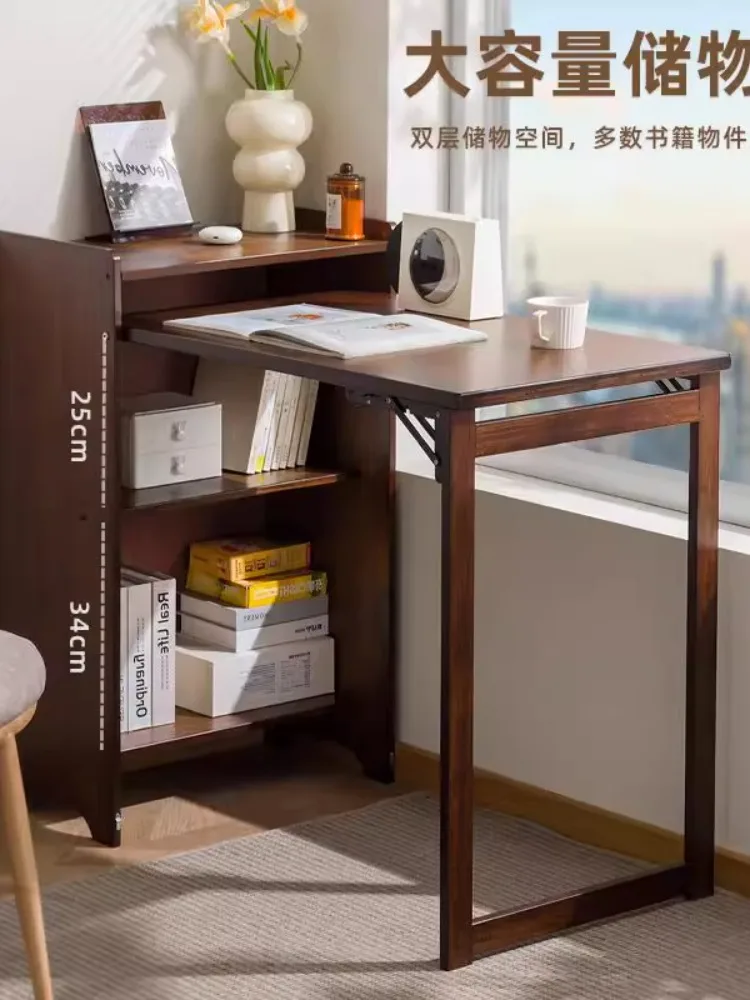 Folding desk student home writing desk bedroom bedside computer desk simple office study table retractable table