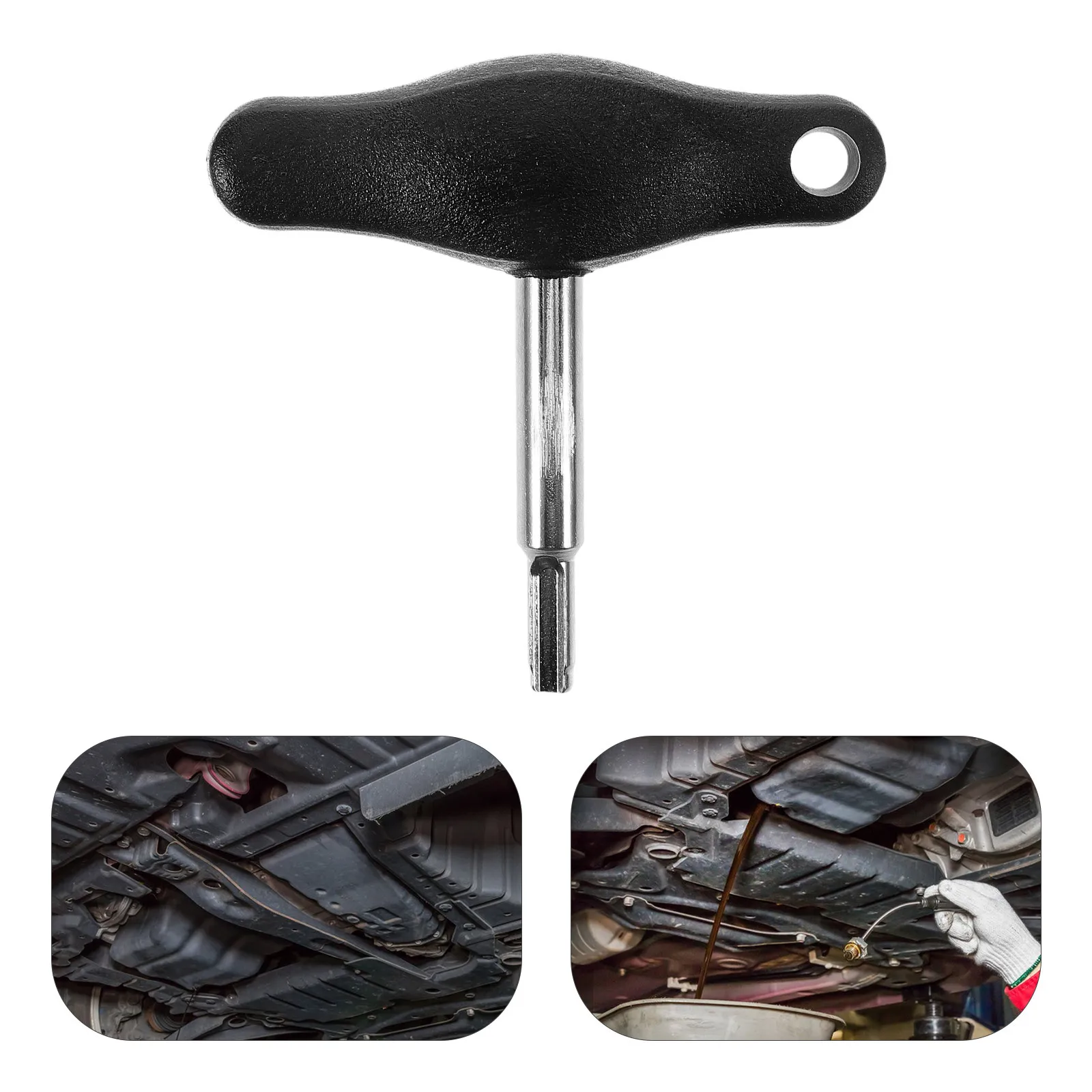 

Plastic Bottom Screw Wrench For Oil Pan Drain Plug Repair Adapter Small Oil Filter Remover Durable Efficient