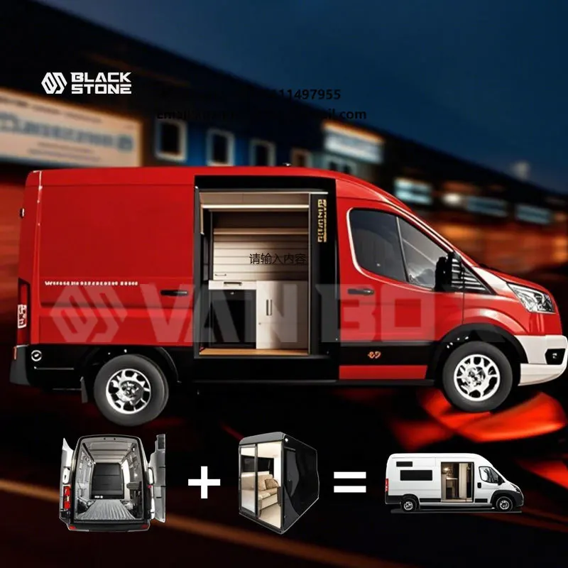 

2025 Hot Sale Vanbox Campervan Layout Camper Van Caravan Roof Conversion Sprinter Luxury Module for Outdoor Travel