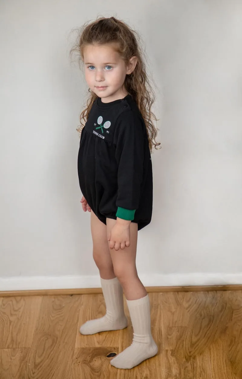 Kinder fallen Winter Baumwolle Mädchen Kleid Junge Mädchen Sweatshirt Tennis gedruckt Kleid Top & Stram pler Familie passende Kleidung – Detail 11