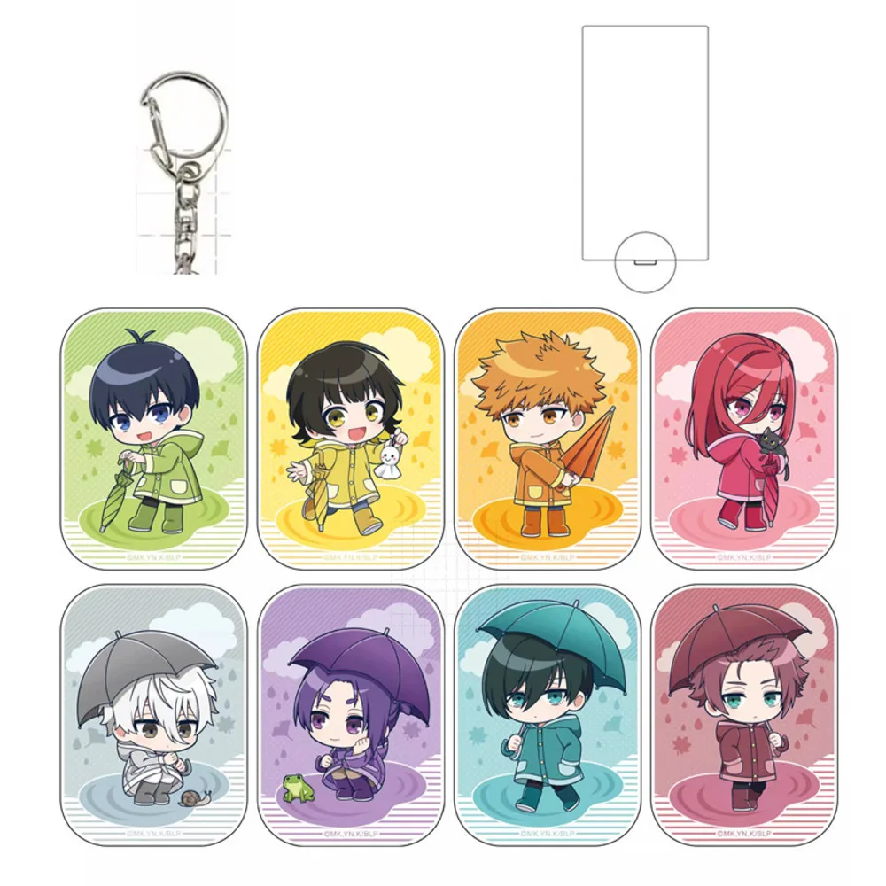 Game Nagi Seishiro Chigiri Hyoma Bachira Meguru Itoshi Rin Acrylic Stand Mini Figure Doll Anime Keychain Cosplay Toy For Gift