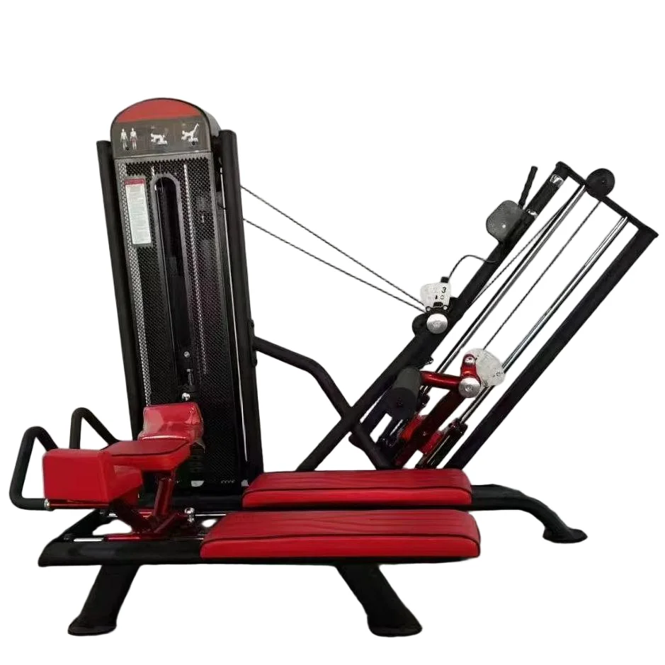 2025 New Gym Equipment Leg Press Extension Machine Adjustable Kneeling Back Kick Pin Loaded Master Glute Plus Hip Thrust Trainer