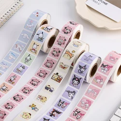 500PCS Nette Kuromi Pochacco My Melody Cartoon Aufkleber Rolle Laptop Sammelalbum Telefon Tagebuch Kawaii Ästhetischen Aufkleber Aufkleber Kinder Spielzeug