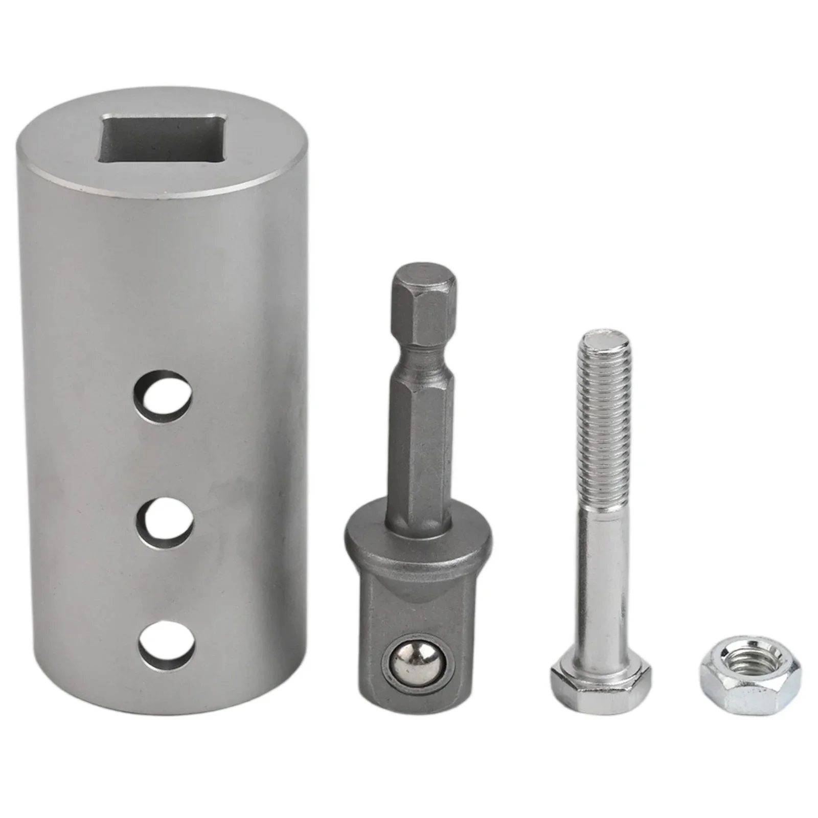 

Electric Drill Accessory Stainless Steel Adapter Secure Connection Adapter Versatile Compatibility Wear Resistant Design