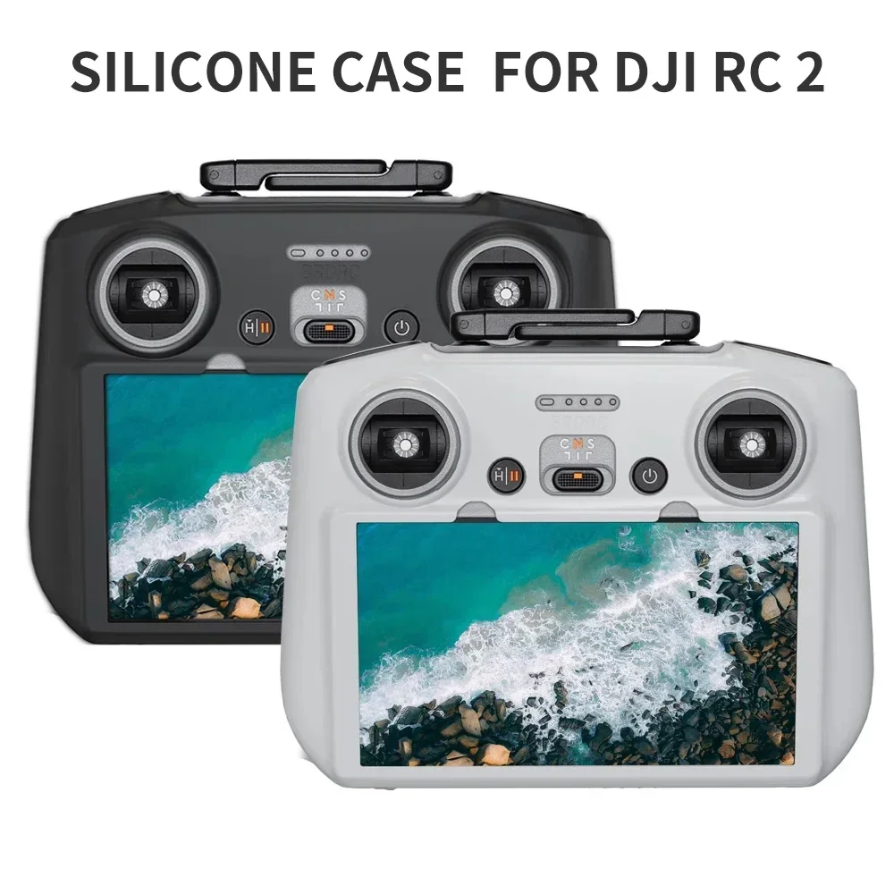 Silicone Case for DJI Mini 4 Pro/Air 3 RC2 Remote Controll Sleeve ScratchProof Protection Cover Shell Drone Controller Accessory