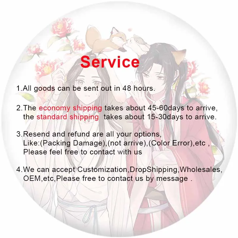 Heaven Official’s Blessing Brooch for Backpack Tian Guan Ci Fu Hua Cheng Xie Lian Cosplay Badge Pin Anime Jewelry Clothes Decor