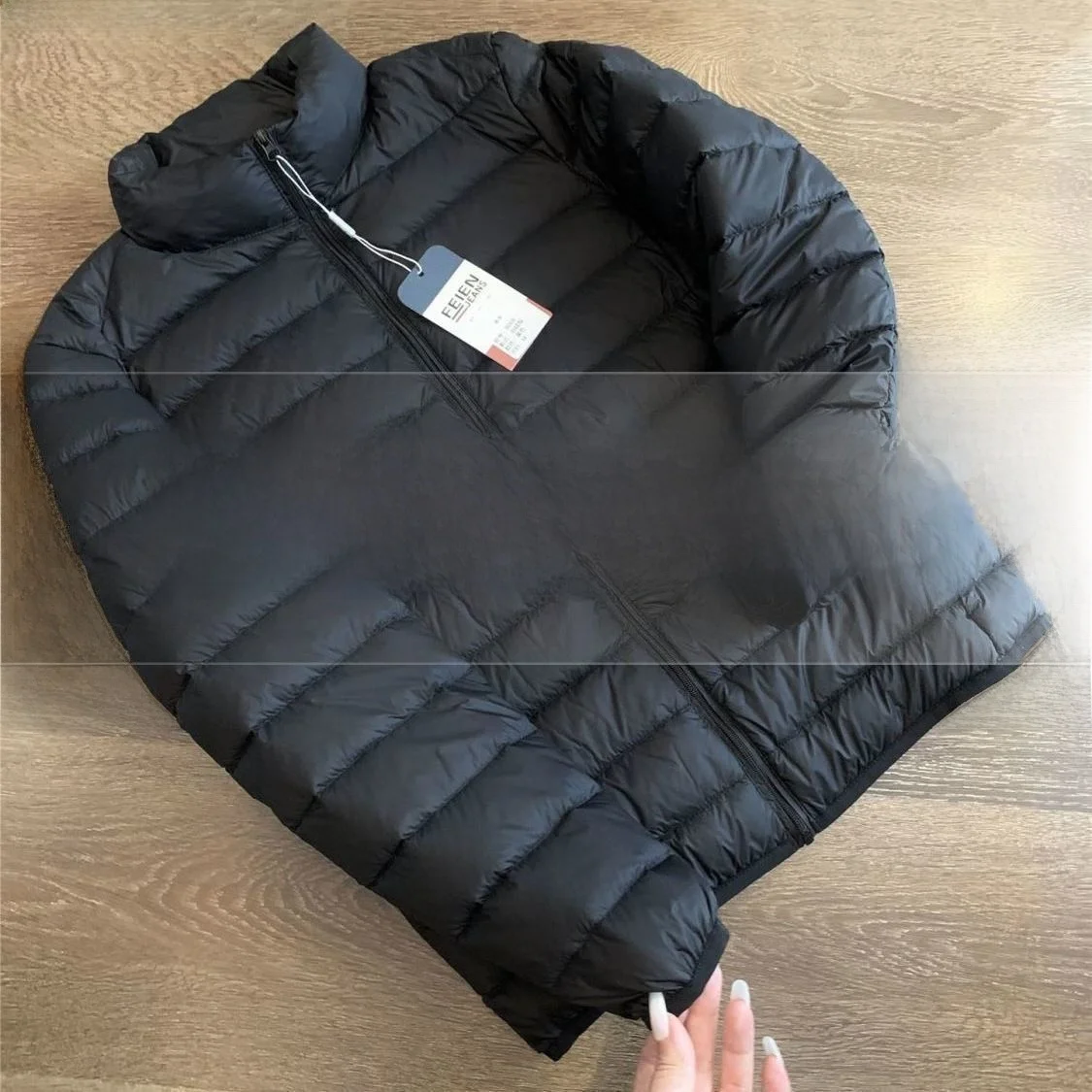 

Ultra-Value Lightweight 90 down Cotton Men's Ultra-Light Warm Stand Collar down Jaet Trendy Long Sle Other Material 00%