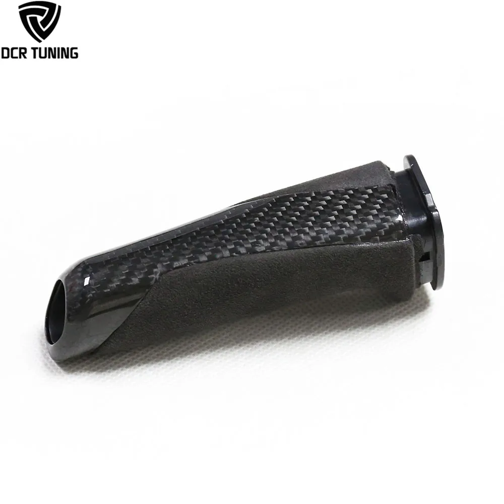 Carbon Fiber Parking Brake Handle for BMW F Series F36 F21 F22 F32 F30 F80 F20 F23 F15 Manual E Brake Trim Alcantara