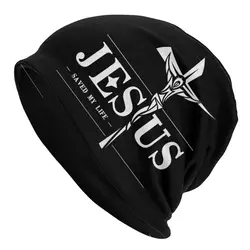 Jesus Fashion Thin Hats Tied Bonnet High Quality Skullies Beanies Caps