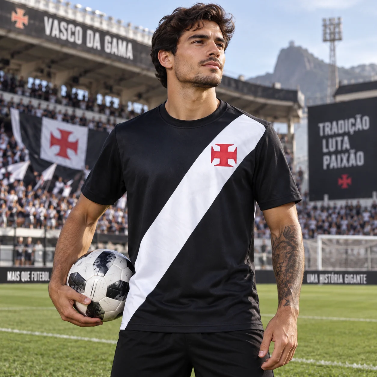 Vasco Da Gama Special Edition 2026 Home Sportswear Y2K Style Men's T-shirt Universal Training Wear Tops Oversized T Shirt