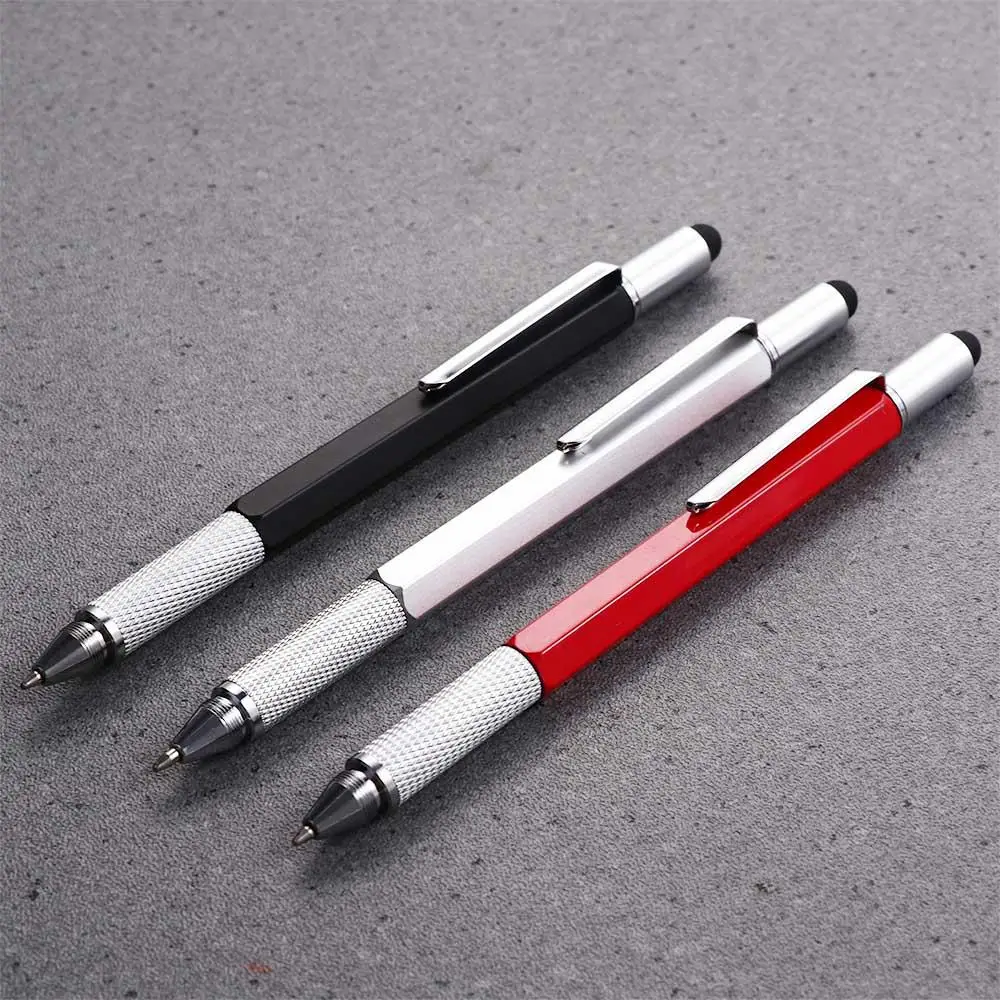 Touch Pen Tool Capaciative pen Level Meter With Scale Flat-blade Screwdriver Replacement refill Cross Screwdriver Ballpoint Pen