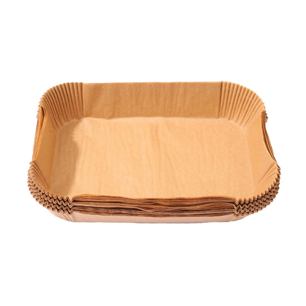 50 pezzi rettangolo usa e getta Airfryer carta da forno fodera antiaderente tappetino da forno per Ninja Foodi friggitrice ad aria accessoriN02R