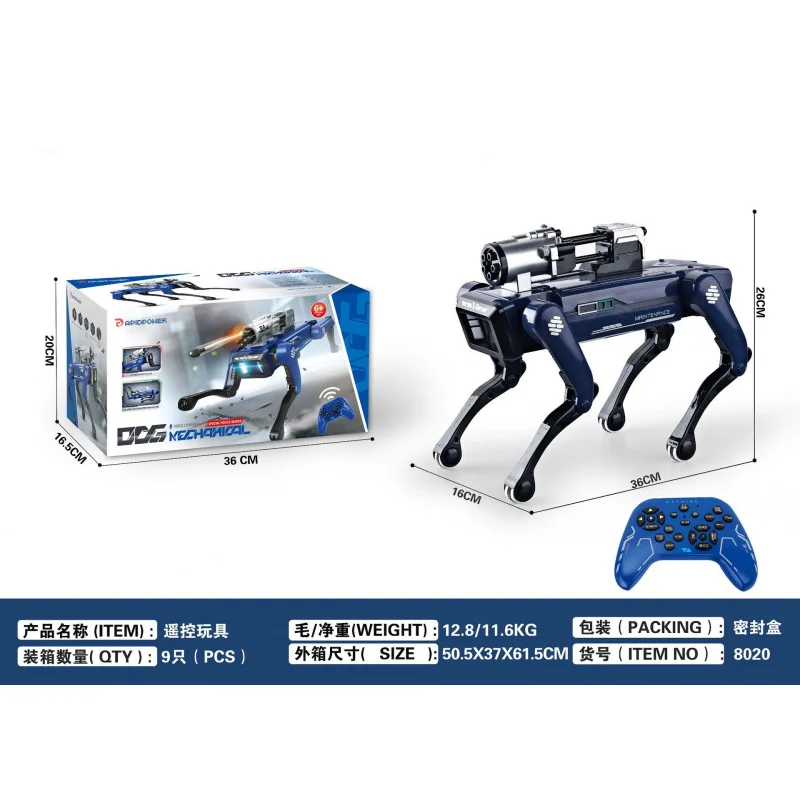 Robot de lutte contre l'incendie Intelligent, chien électronique, télécommande interactive vocale pour animaux de compagnie, jouet pour enfants