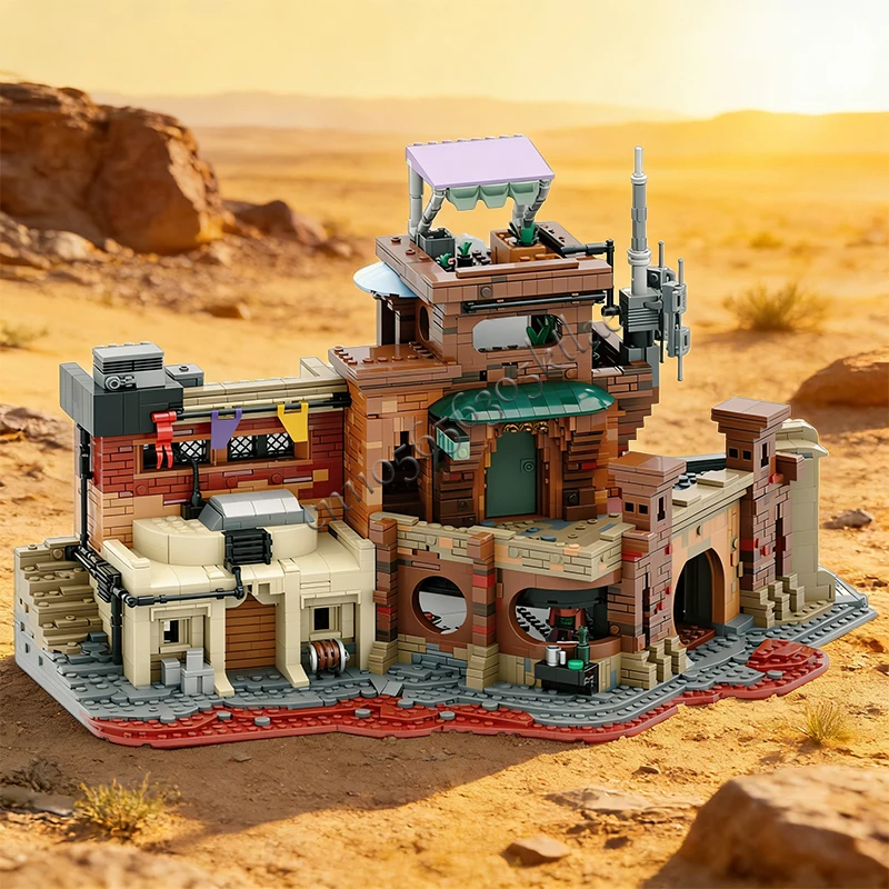 

2780 деталей MOC: Стереоскопическая модель звездной битвы, строительные блоки, креативный конструктор, популярные игрушки, рождественские подарки