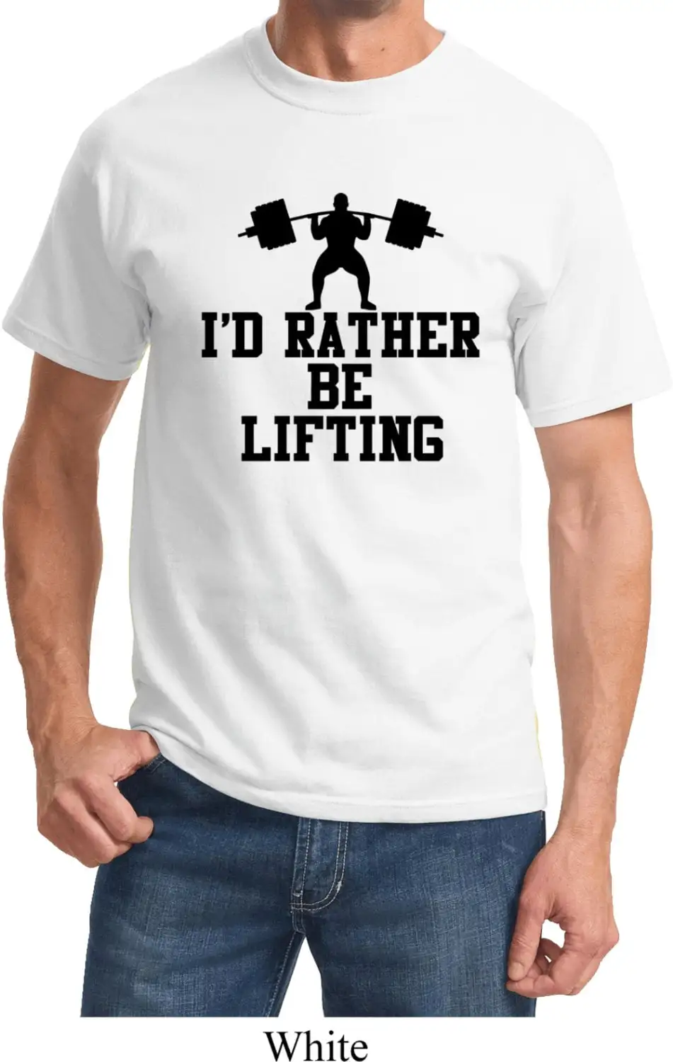 I'D Rather Be Lifting T Shirt Pc61