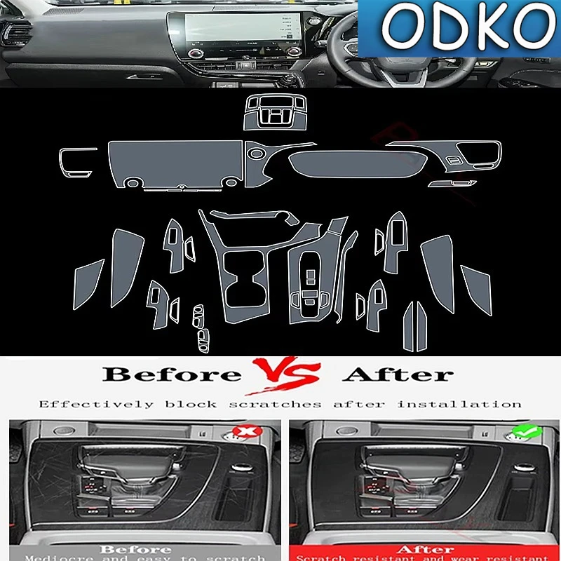 For Lexus NX 250 350h 2022-2023 Car Interior Center Console Transparent TPU Protective Film Anti-scratch Repair Film Accessories