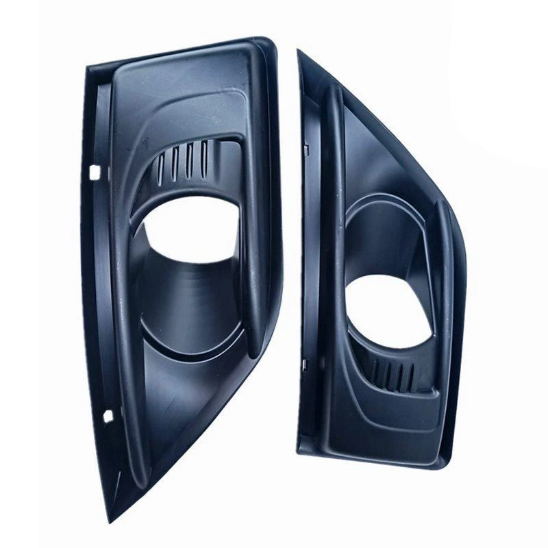 

1pc 7414SC Car Front Bumper Fog Lamp Frame Left / Right for Citroen C4 Picasso Foglight Bezel Lid Hood Trim Black Plastic