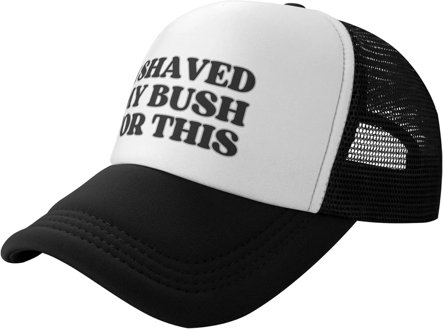 I Shaved My Bush for This Hat for Men Trucker Hats Women Trendy Funny Hats Novelty Baseball Cap Trucker Hat Gifts