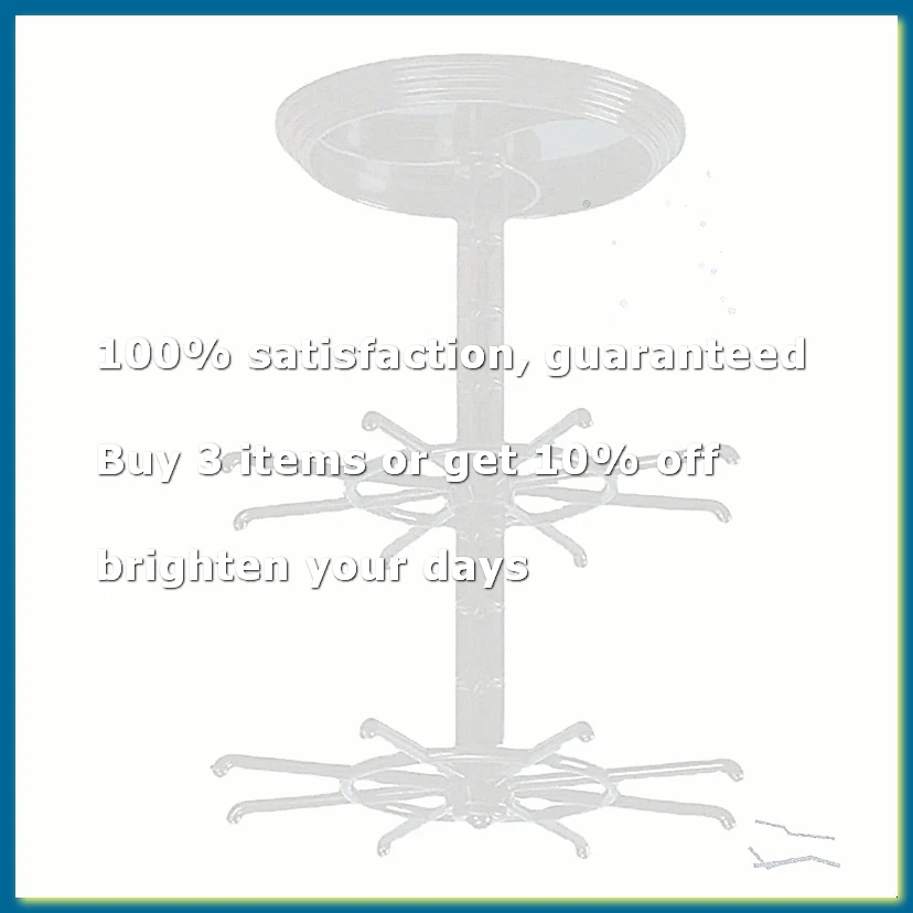 Countertop Acrylic Rotating Keychain Rack Adjustable 2 Tire Spinner Display Holder Trinkets Jewelry Organizer Stand-AA09G