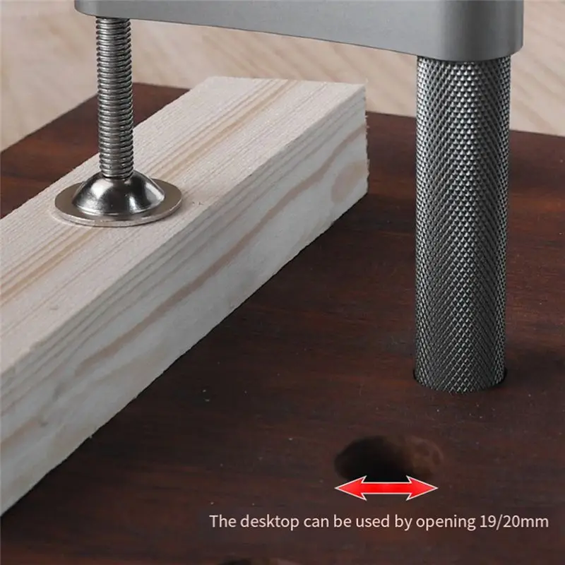 EYFL-20Mm Woodworking Fast Press Desktop Pressure Clamp Manual Clamping Aluminum Alloy Parts Workbench DIY Tools