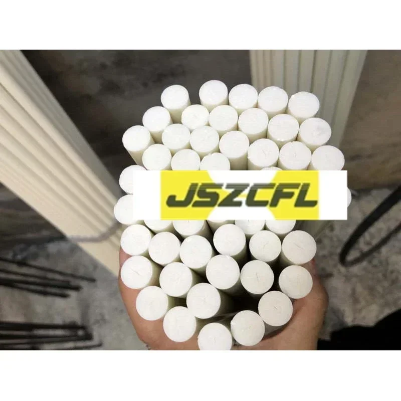 10pcs White Glass Fiber Rod 0.8mm/1mm/1.2mm/1.5mm/1.6mm/2mm/2.8mm/3mm/4mm/5mm/6mm/7mm/8mm/9.5mm/10mm Fiberglass Rod Lenght 500mm