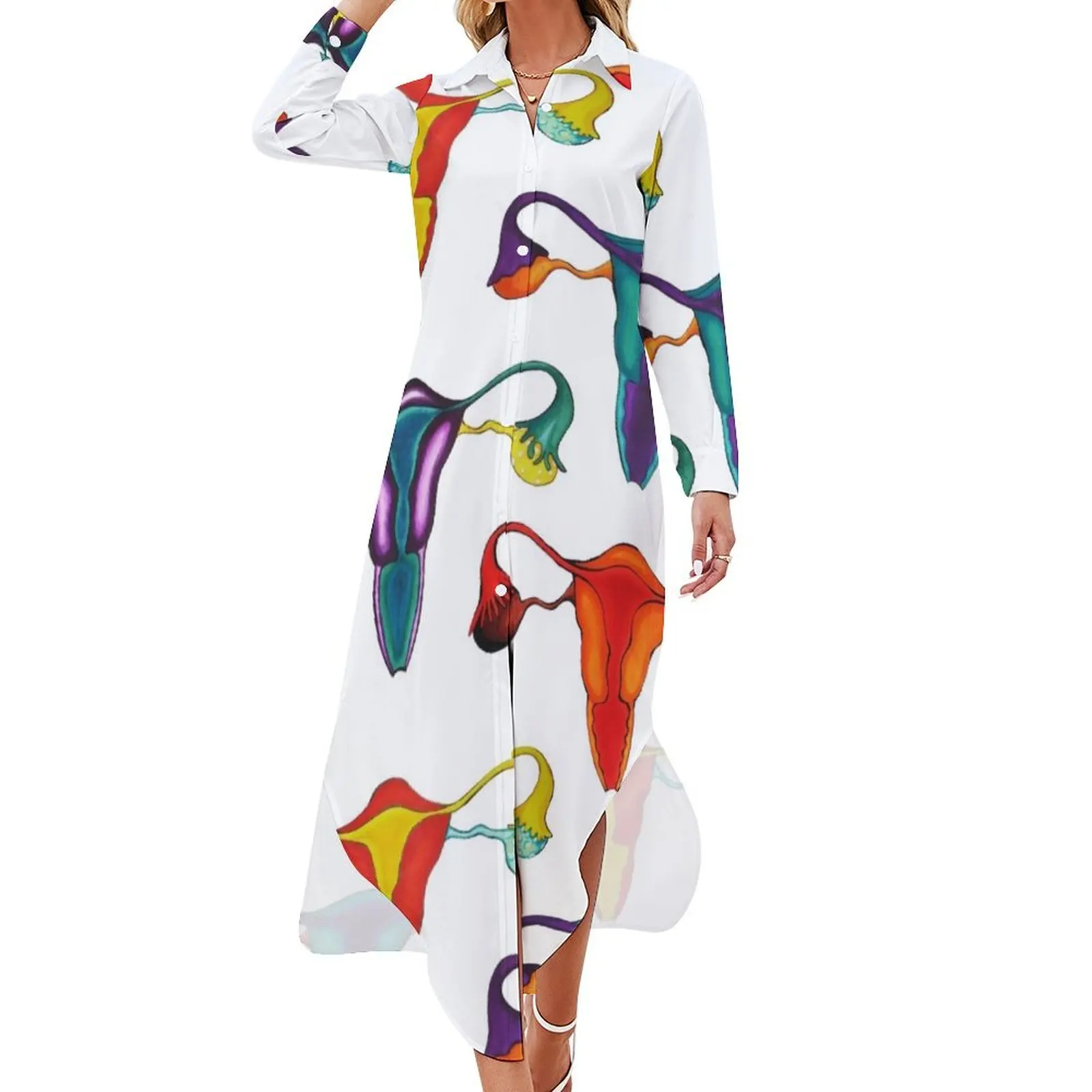 

Utereses of every color Long Sleeved Shirt Dress Bride dresses summer outfits for women 2024