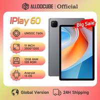 ALLDOCUBE iPlay60 Tablet 11 Inch UNISOC T606 12GB(4GB+8GB Virtual) RAM 128GB ROM Android 13 7000mAh LTE&Wi-Fi Special Price Sale