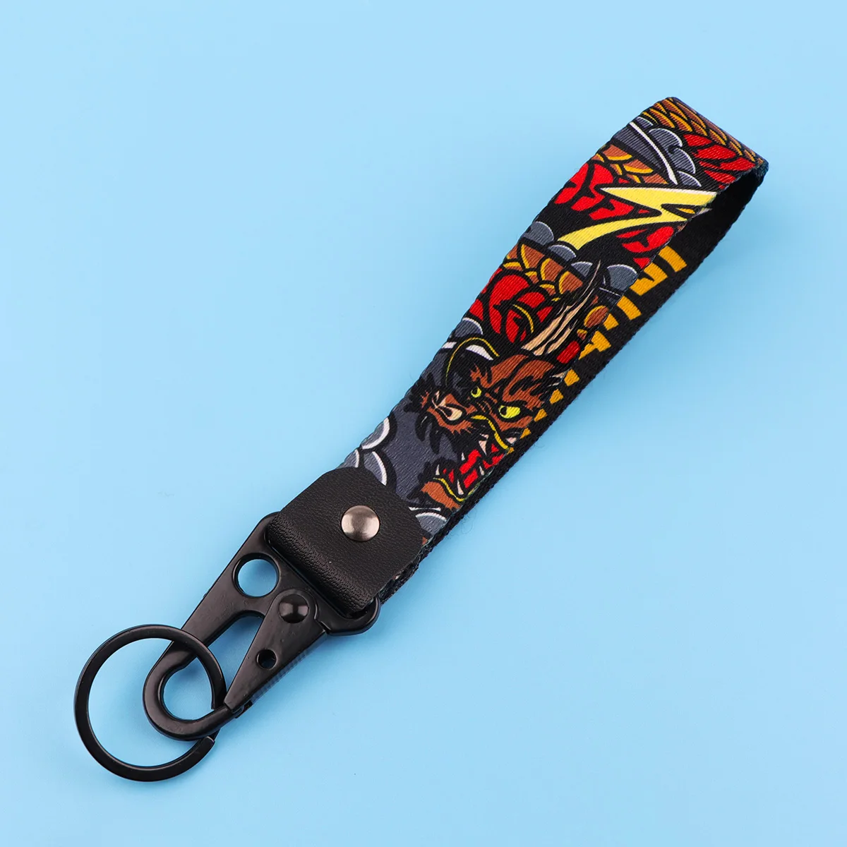 Anime-Adler-Schnabel-Schlüsselanhänger, Cartoon-Charakter-Handgelenkschlaufe, Auto-Schlüsselring, modisches Taschen-Accessoire, Manga-Liebhaber-Sammlerstück, Geschenk