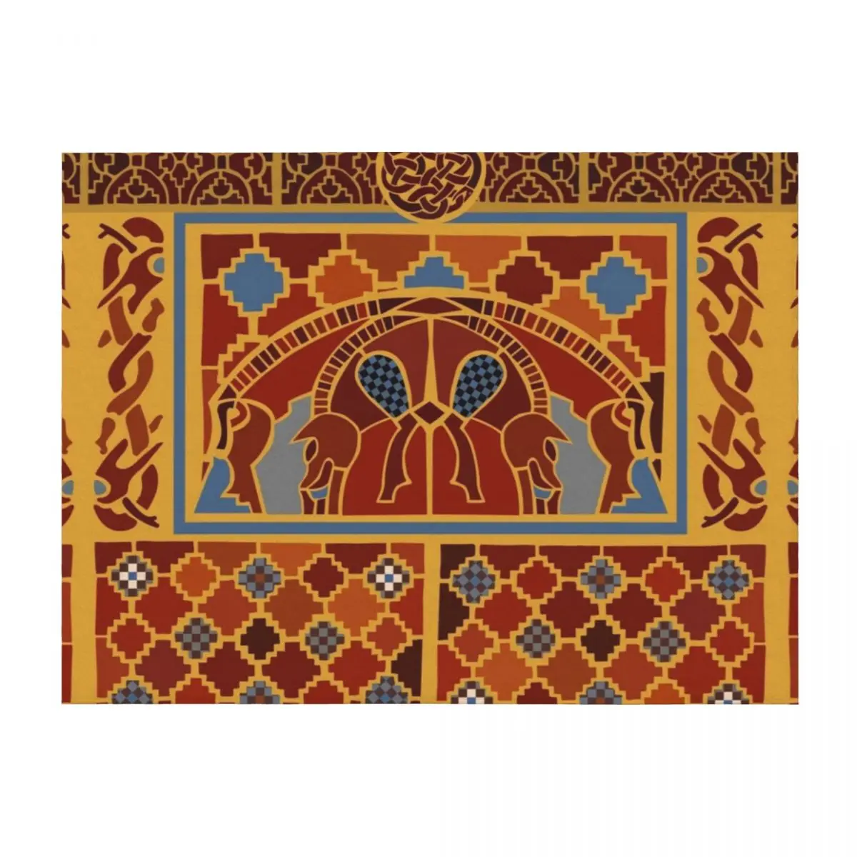 

Imagining Sutton Hoo: The Boars Throw Blanket Summer Beddings christmas decoration Softest Luxury Thicken Blankets