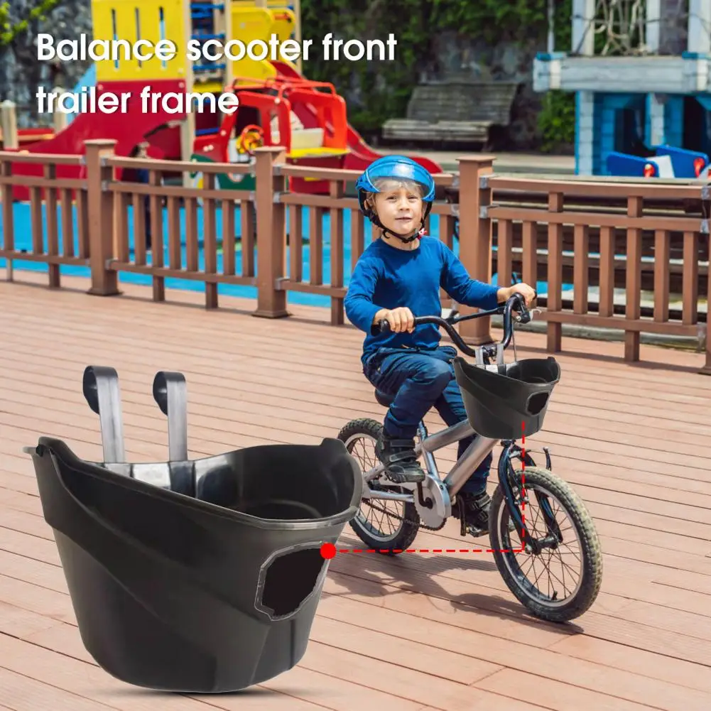 Children Bike Basket Hollow Out Long-lasting Kids Scooter Basket Accessories Reliable Scooter Basket Storage Basket