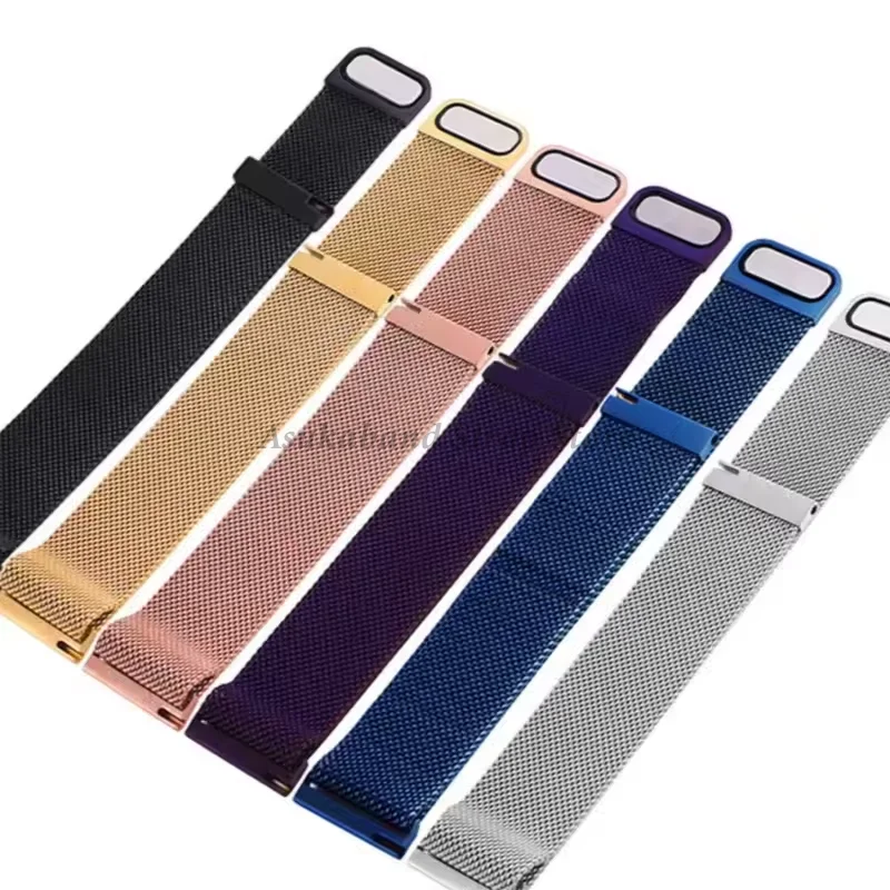 14/16/18/20/22/24mm Milanese Stainless Steel Metal Strap for Huawei for Samsung for DW Quick Release Magnetic Band Accessories