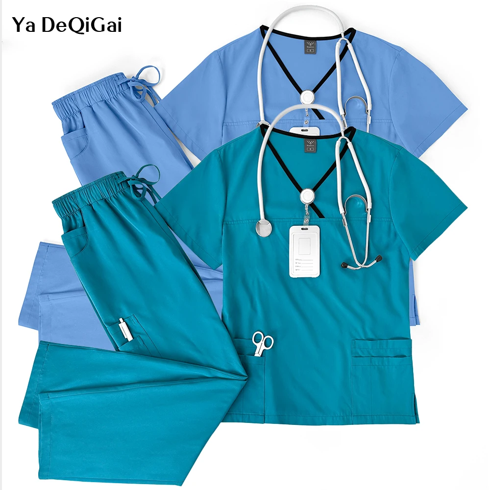 

Ultra Lite Doctor пылезащитная спецодежда женская эластичная униформа медсестры медицинские скрабы топы прямые брюки стоматологический клинический комплект для кормления