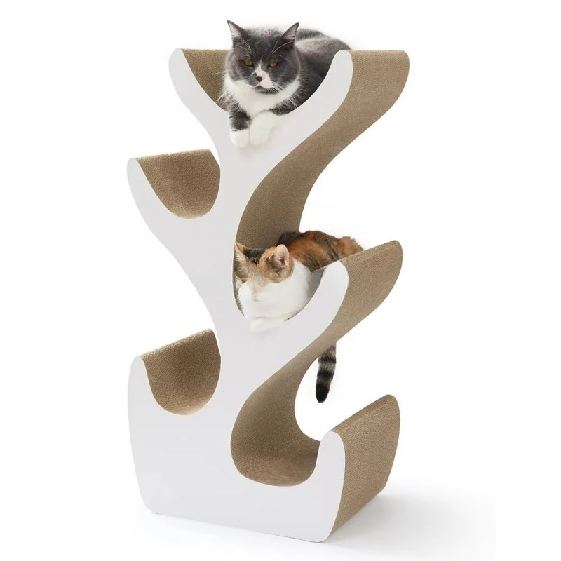 

Multifunctional large luxury modern environmentally friendly cardboard cat scratching board leisure bed integrated pet supplies
