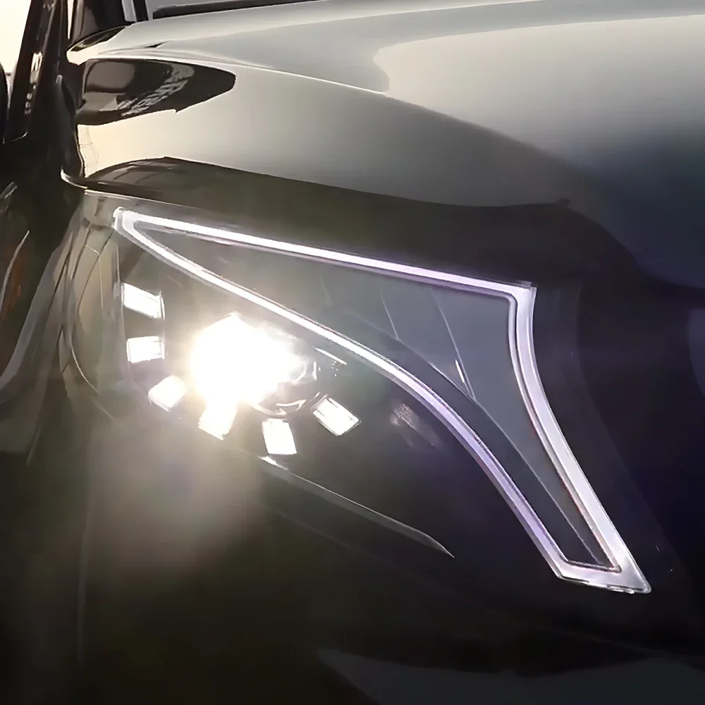 

Auto Front Lamps Assembly For Benz Vito W447 2016-2023 Upgrade LED Headlights Projector Lens Car Plug and Play Tool Accessories