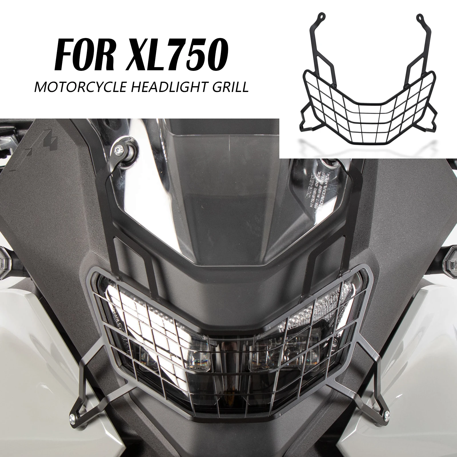 

For Honda XL 750 xl 750 2025 2026 Headlight Protector Light Cover Headlight Grille XL750 Motorcycle Protective Guard
