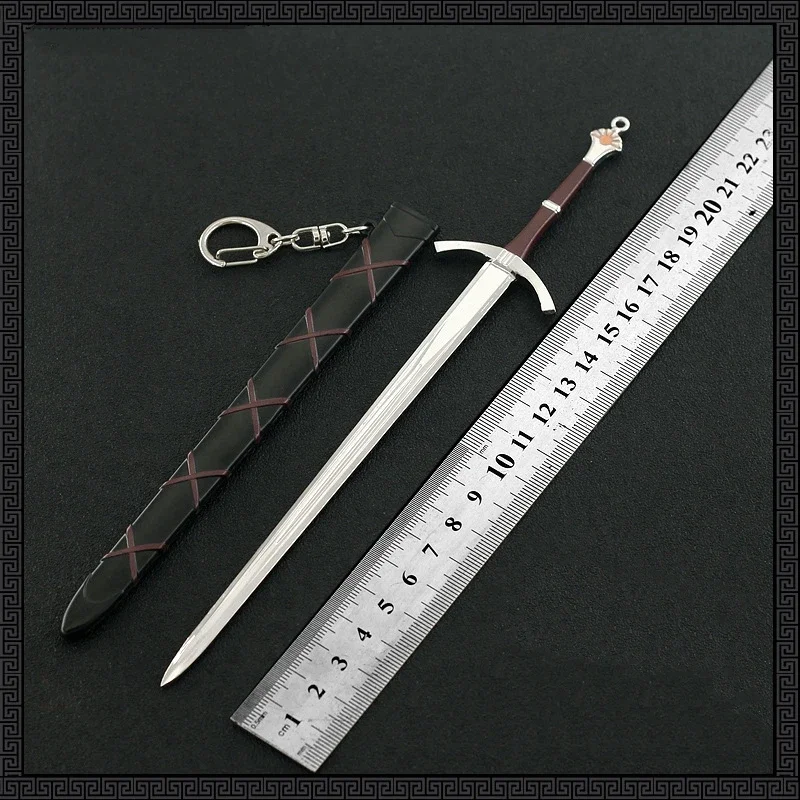 22cm Game Peripherals Sword of The Morning Arthur Dayne of Thrones 1:6 Metal Weapon Crafts Toy Model Display Collection Ornament
