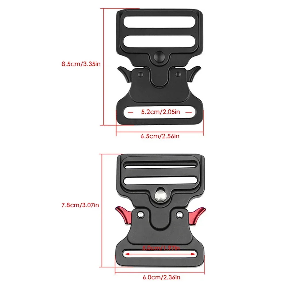 1Pc Zinc Alloy Tactical Belt Buckle Hunting Belt Quick Release Belt Fastener Adjusting Clip Hunting Accessories Tactical Gear