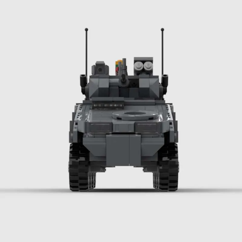 664 PCS 장갑차 브릭스 박서 빌카스 MOC 맞춤형 모듈식 빌딩 블록 교육용 기술 DIY 장난감 생일 선물