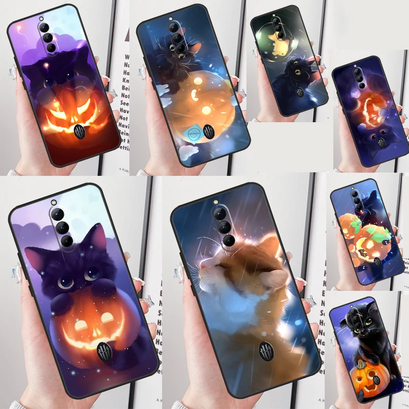 Cute Cat Pumpkin Ha… - image