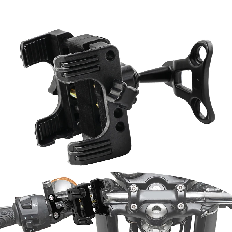 Universal Handlebar Mount Phone Carrier GPS Cellphone Device Holder Bracket Stand For Harley Sportster XL Dyna Softail Touring