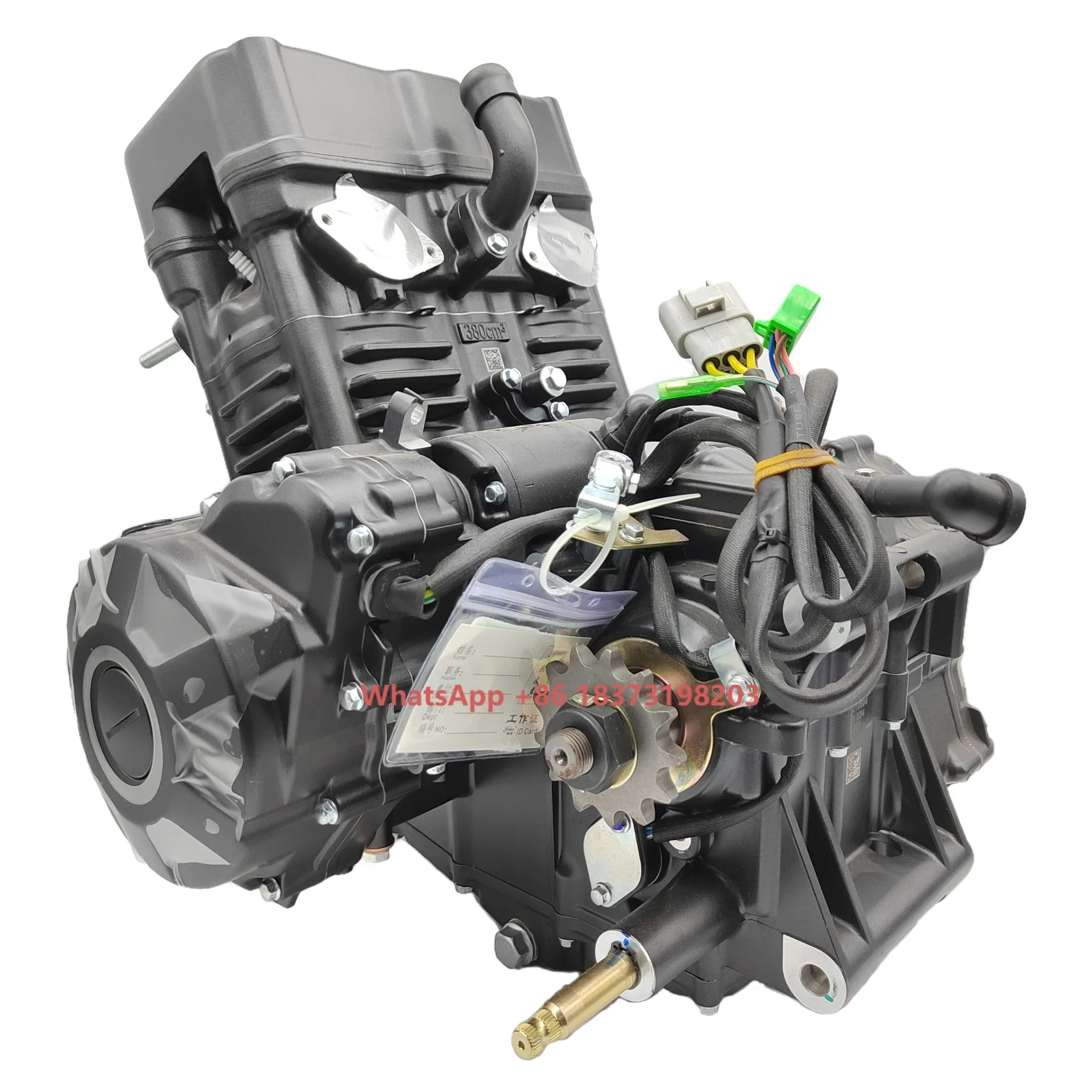 Zongshen 4-stroke Electric Start Double Twin Two Cylinder Tc400cc 400cc Pit Motorcycle Engine 4 Stroke Inductive Energy Storage